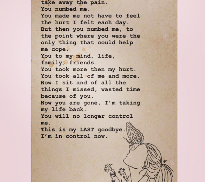 This image portrays Take control by Addiction Poetry.